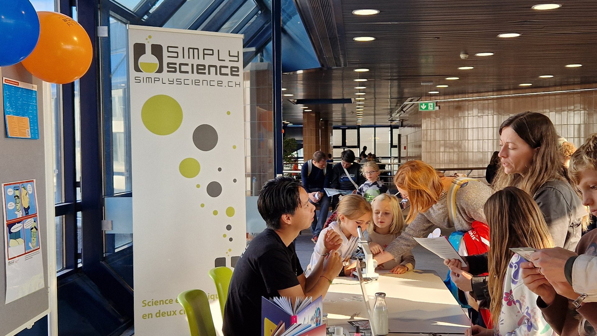 Le stand de SimplyScience lors de l'édition 2024