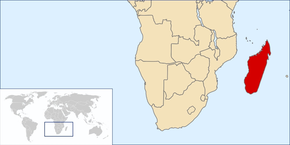 Situation géographique de Madagascar